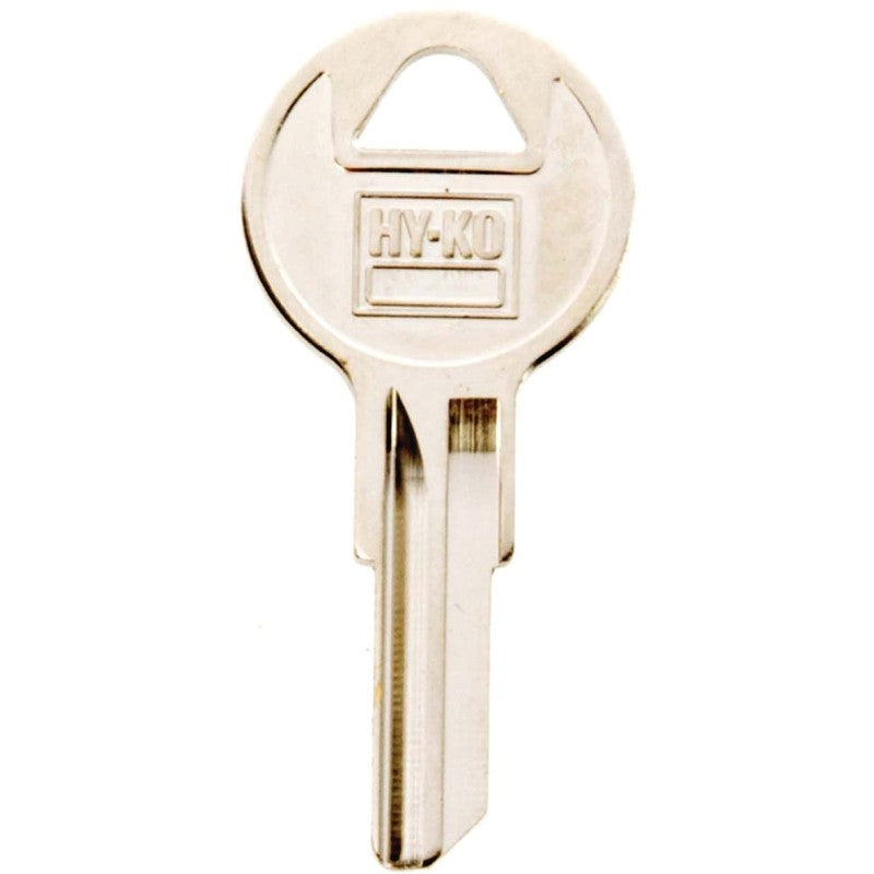 Hy-Ko 11010Y105 Key Blank, Brass, Nickel, For: Yale Cabinet, House Locks and Padlocks, Y105 Key Number (Pack of 10)