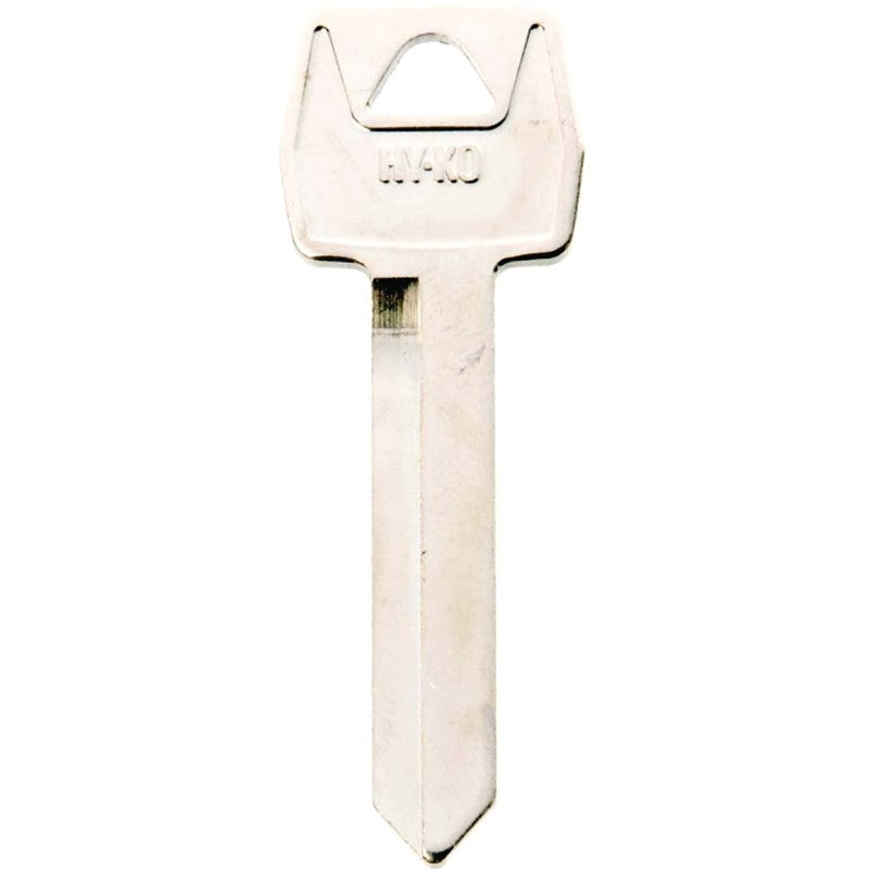 Hy-Ko 11010H60 Key Blank, Brass, Nickel, For: Ford, Lincoln, Mercury Vehicles, H60 Key Number (Pack of 10)