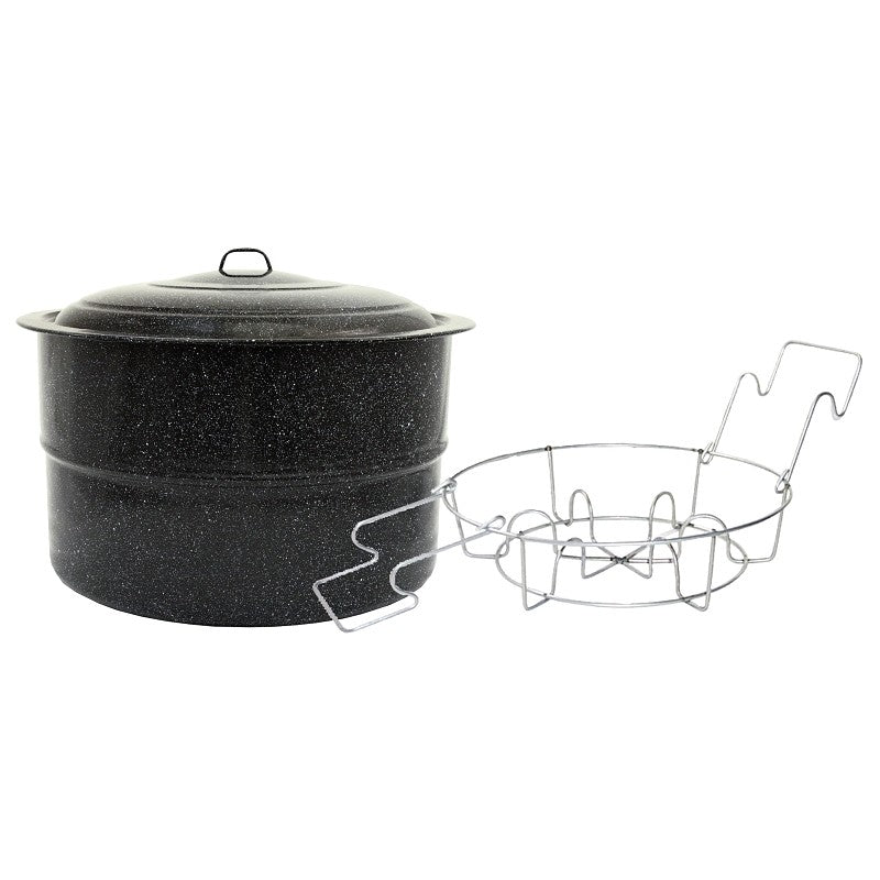 Granite Ware F0709-2 Canner, 33 qt Capacity, Steel, Porcelain Enamel-Coated (Pack of 2)