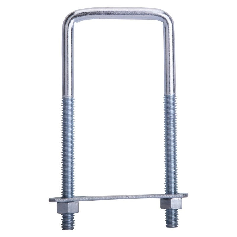 ProSource LR351 U-Bolt, 5/16 in Thread, 3 in L Thread, Steel, Zinc (Pack of 10)