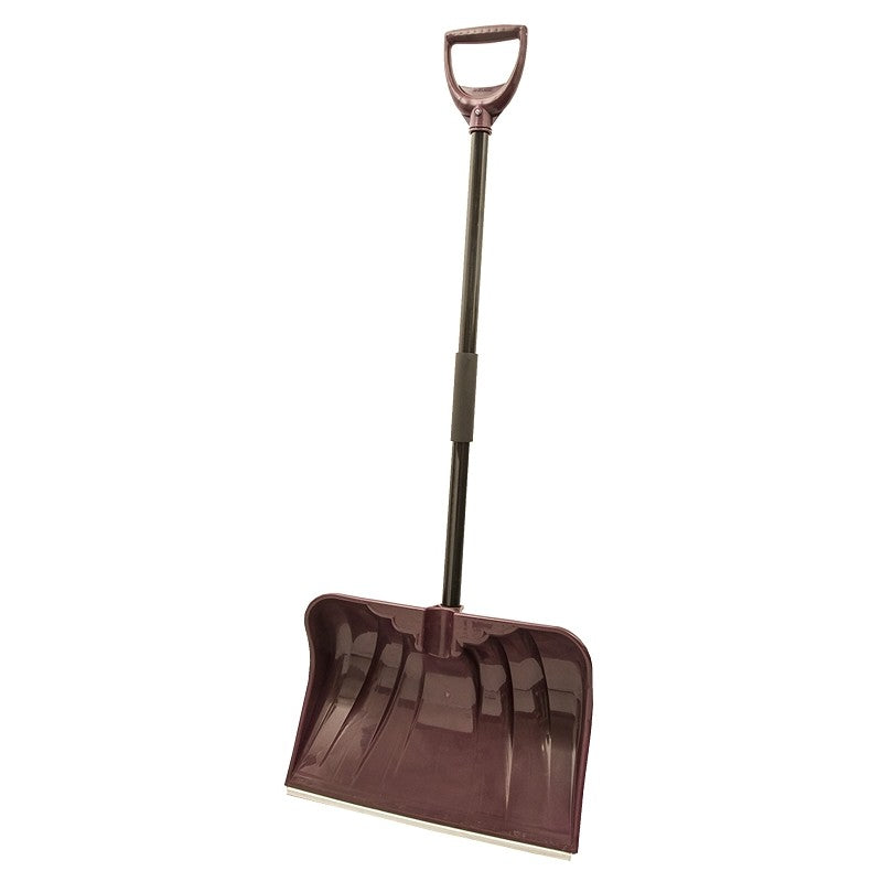 Rugg 36PW-S Snow Shovel, 20 in W Blade, Combo Blade, Polyethylene Blade, Steel Handle