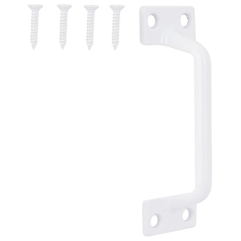 ProSource 20902PHB-PS Sash Lift, 3-7/8 in L Handle, Zinc, White