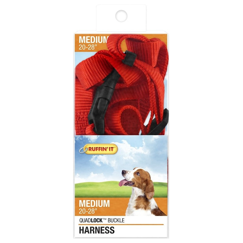 Ruffin'It 41473 Adjustable Harness, 3/4 in x 20 to 28 in, Buckle, Nylon, Assorted (Pack of 3)