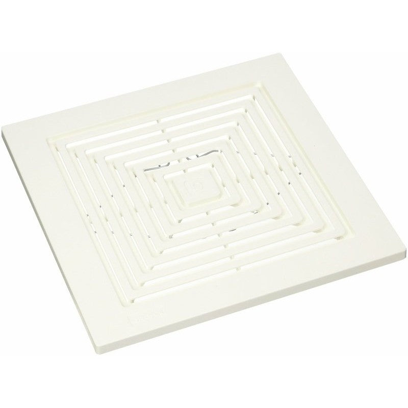 Broan BP90 Bathroom Exhaust Fan Grille/Cover, 9 in L, 9-1/4 in W, White Polymeric, White