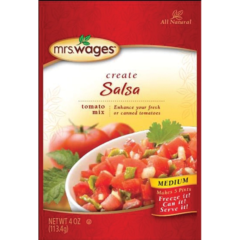 Mrs. Wages W536-J7425 Tomato Mix, 4 oz Pouch (Pack of 12)