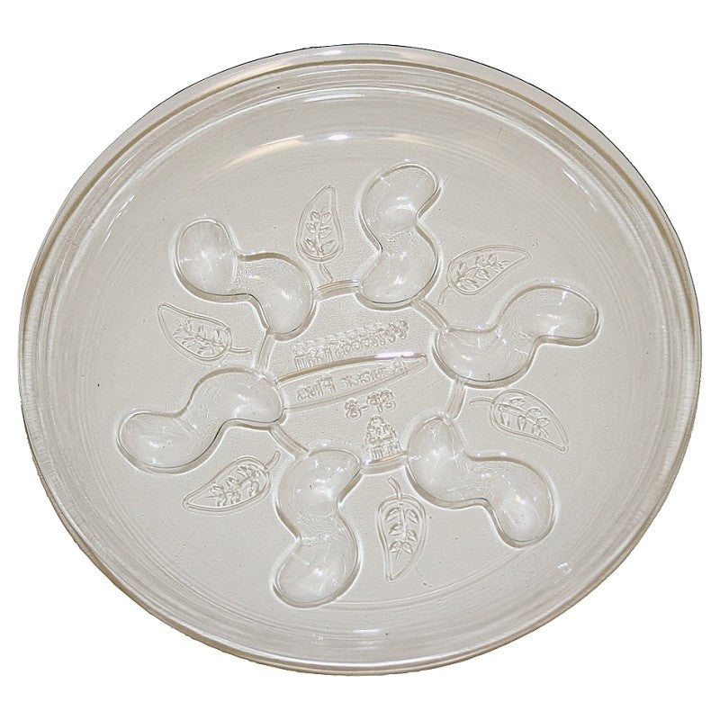 Gardener's Blue Ribbon Saucer Plus SP8VUS Planter Saucer, 8 in Dia, Plastic, Clear (Pack of 24)