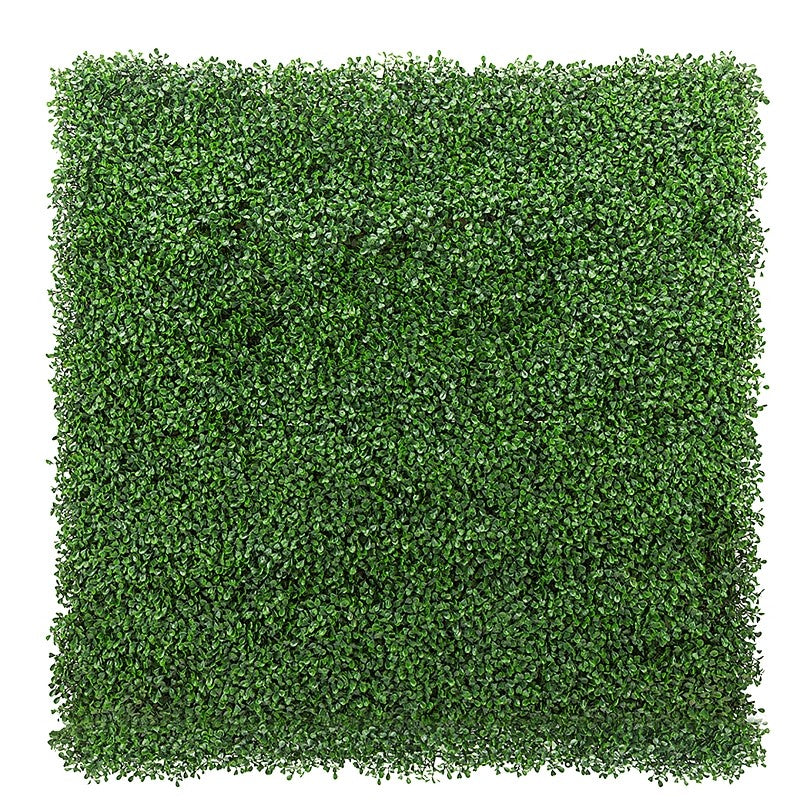 naturae decor MTR4040-2020 Boxwood Leaf Panel, 40 in W, 40 in H, Green, Adhesives, Fasteners Installation