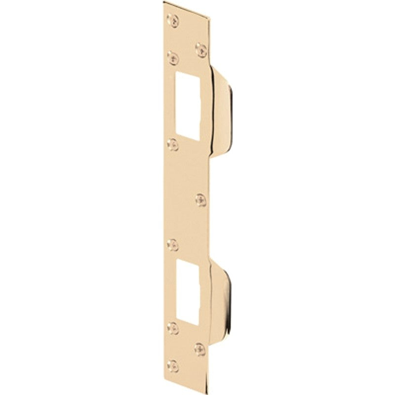Defender Security U 9480 Combination Door Strike Plate, 11 in L, 1-5/8 in W, Steel