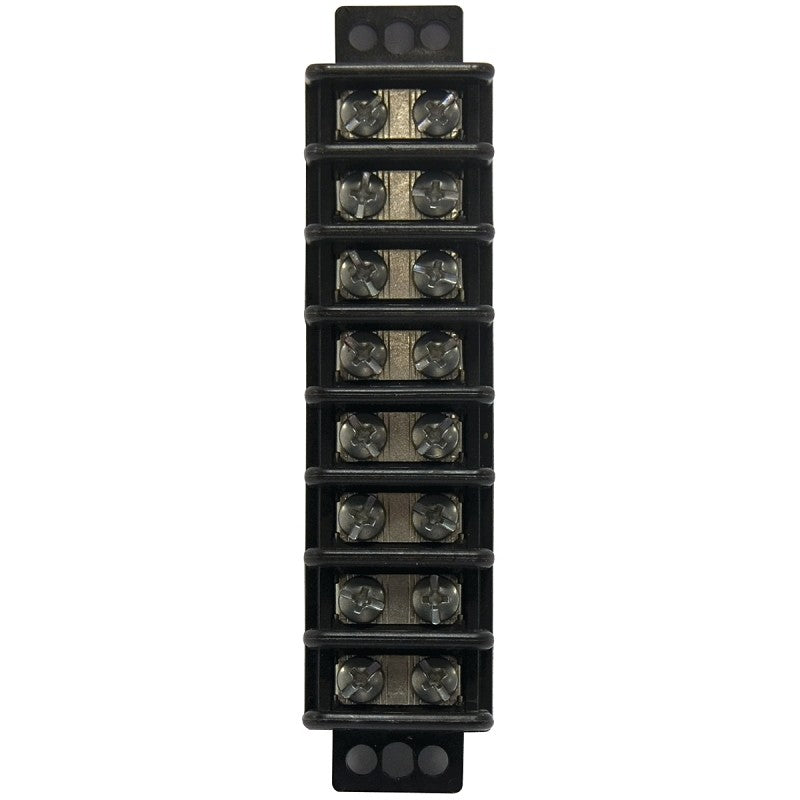 Gardner Bender GTB-408 Terminal Block, 600 V, 30 A, 8 -Pole, 2 -Row
