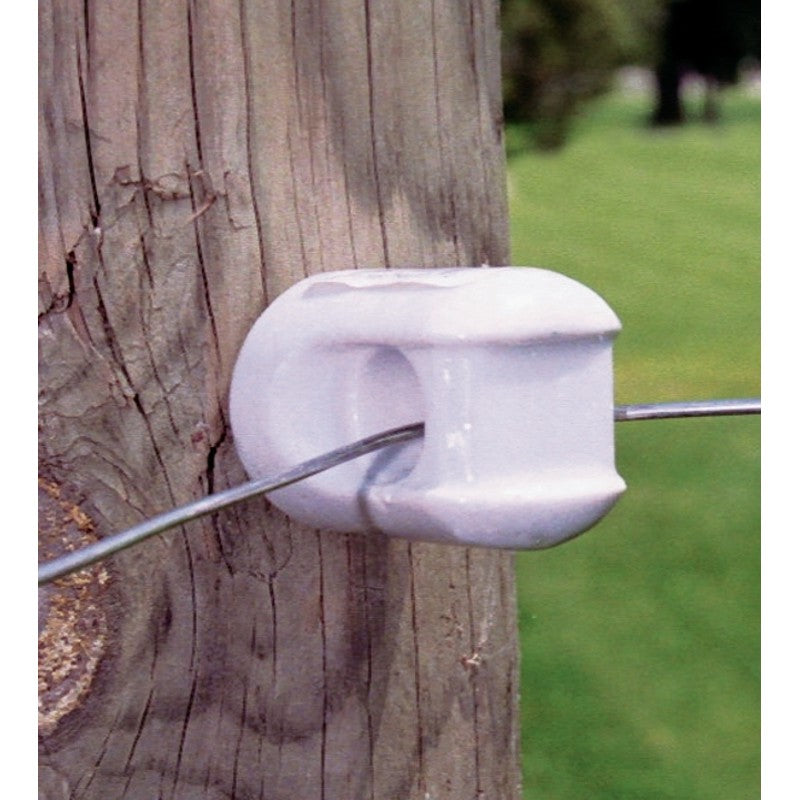 Zareba Fi-Shock MP-1933 Small Screw-In Insulator, Polyrope/Polywire, Porcelain