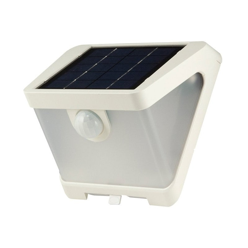 Halo SWL Series SWL0540W Solar Security Wedge Light, 5.36 in L x 5.27 in W x 3.32 in H Dimensions, 500 Lumens, 1/PK