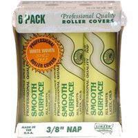 9 Inch 3/8 Inch Pile Dripls Shed Free Pro Paint Roller Cover 6 Pack