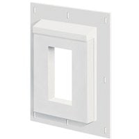 Builders Edge 3SMR68TW Mounting Block, Split, White, 11-1/2 in L, 9-1/16 in W, Fiber Cement