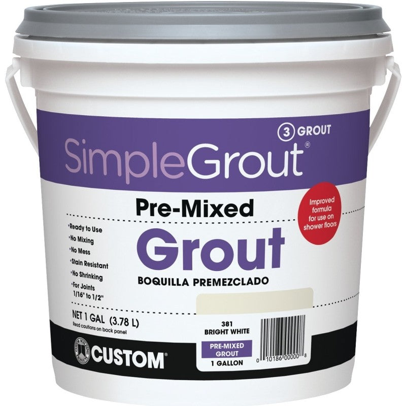 GROUT PREMIXED BRIGHT WHT 1GAL (Pack of 2)