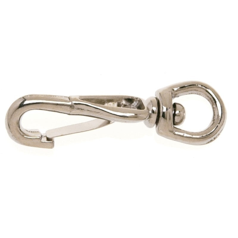 Campbell T7615602 Swiveling Spring Snap, 7/32 in Snap Opening, 1/4 in Dia x 2 in L Dimensions, 1/4 in, Malleable Iron (Pack of 10)