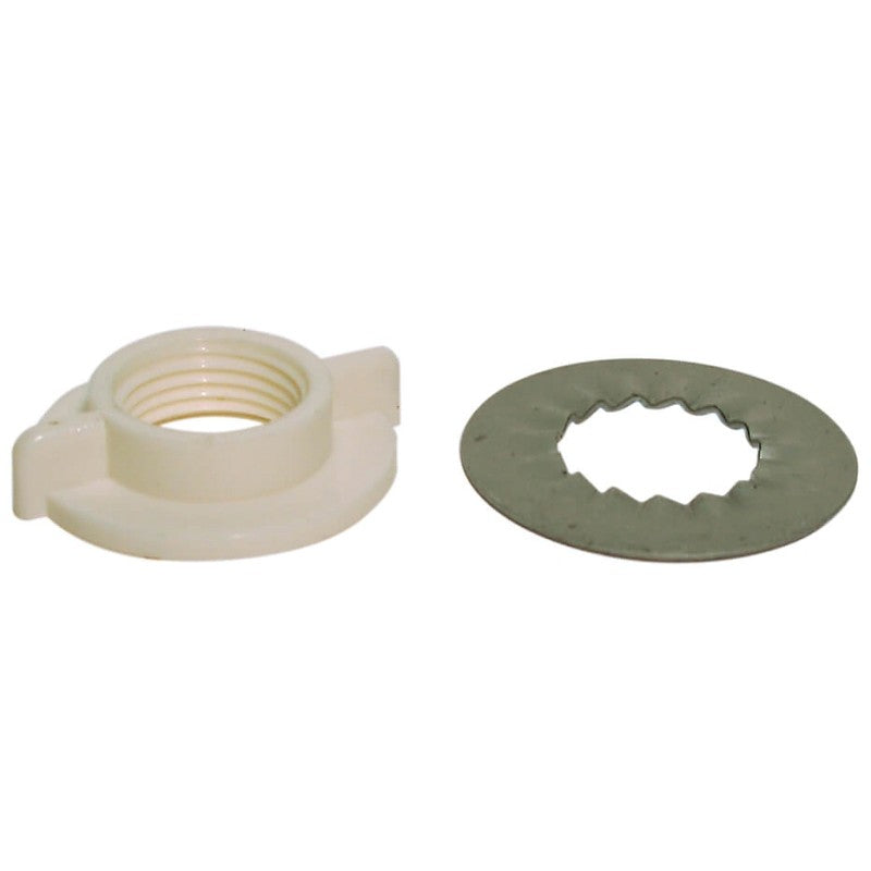 Danco 88652 Faucet Nut and Washer, Durable, Polyethylene, White (Pack of 3)