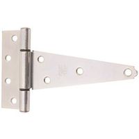 Extra Heavy Duty T-Hinge 6 Inch Zinc Plated Steel Bulk
