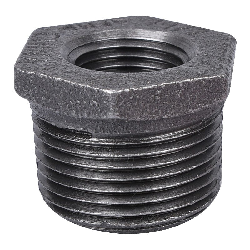 ProSource 35-1X1/2B Pipe Bushing, 1 x 1/2 in, MIP x FIP, Malleable Iron, SCH 40 Schedule, 300 psi Pressure