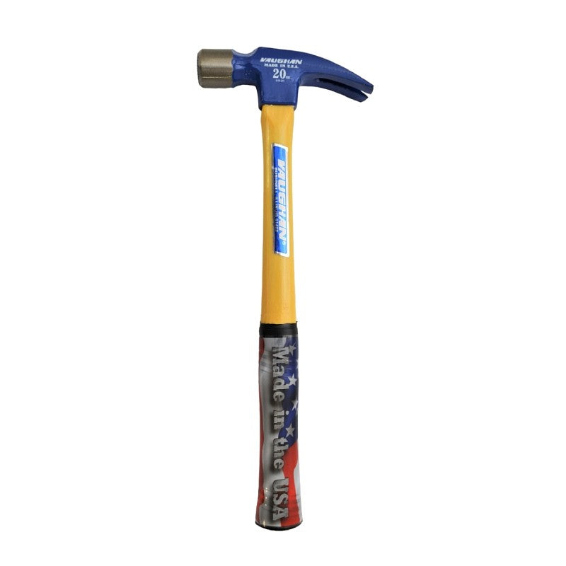 Vaughan FS999ML Hammer, 20 oz Head, Straight Claw, Milled Head, HCS Head, 16 in OAL