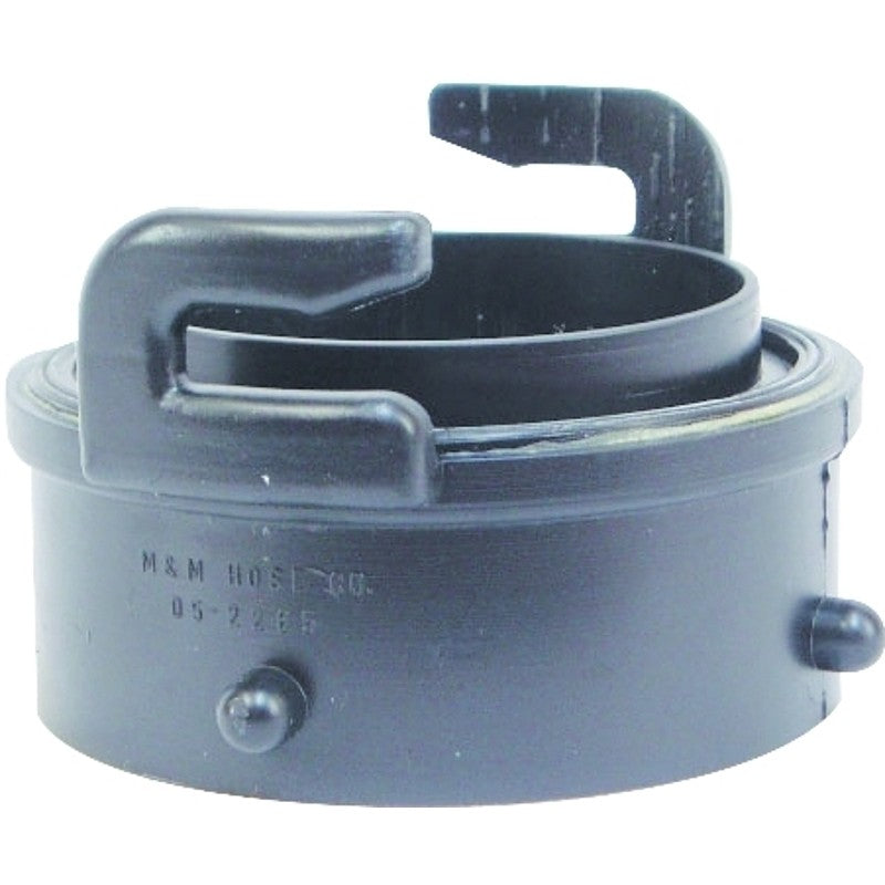 US Hardware RV-332B Hose Adapter, 3 in ID, Male x Male, Plastic, White