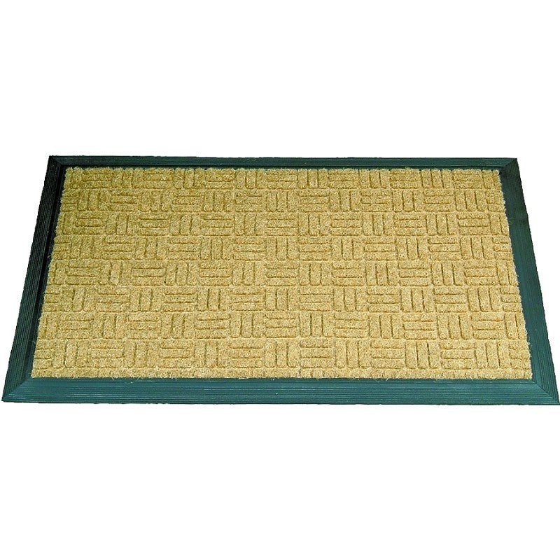 Simple Spaces 06ABSHE-09-3L18 Door Mat, 30 in L, 18 in W, Non-Woven Surface