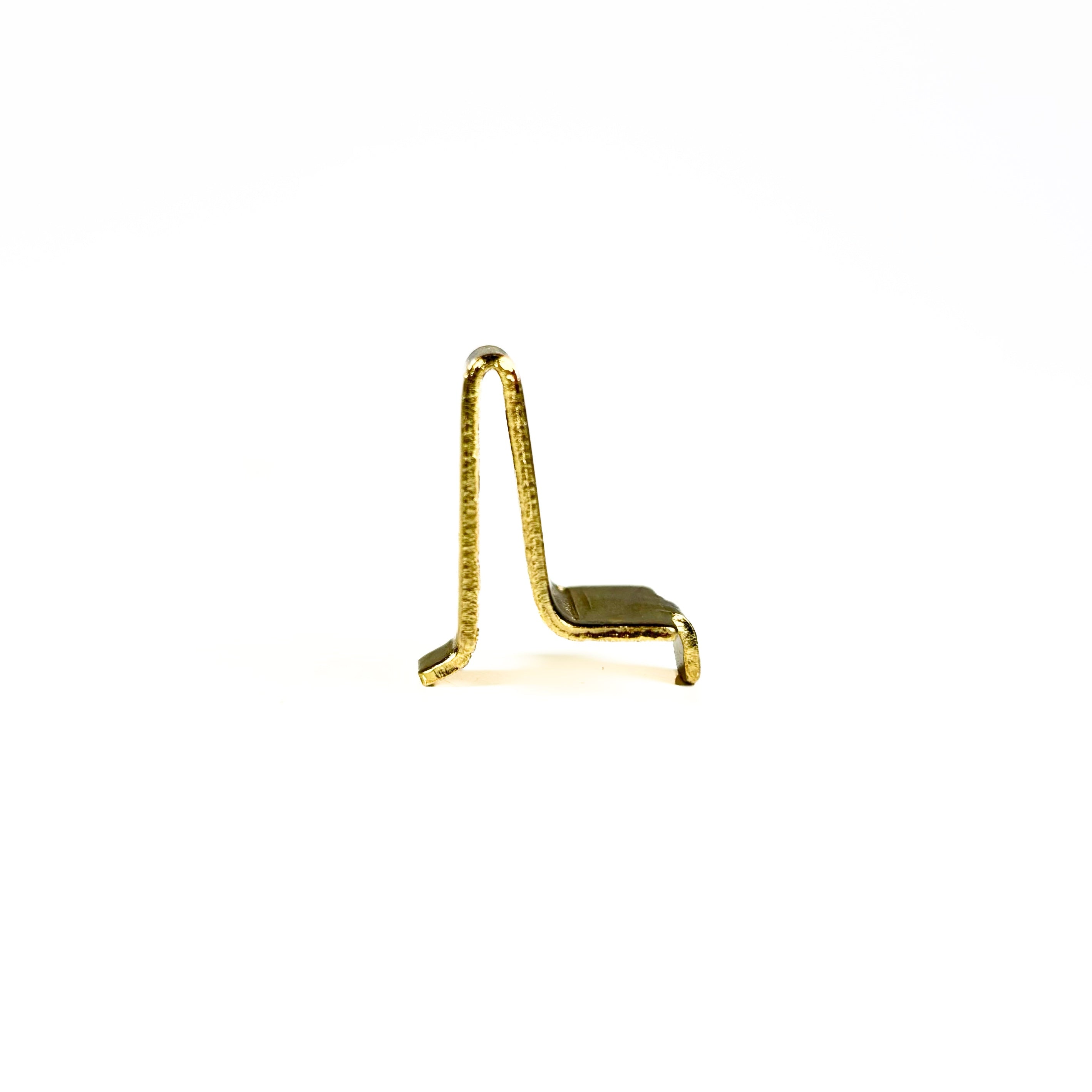 Shelf Support Pilaster Clips Brass 8 Pack