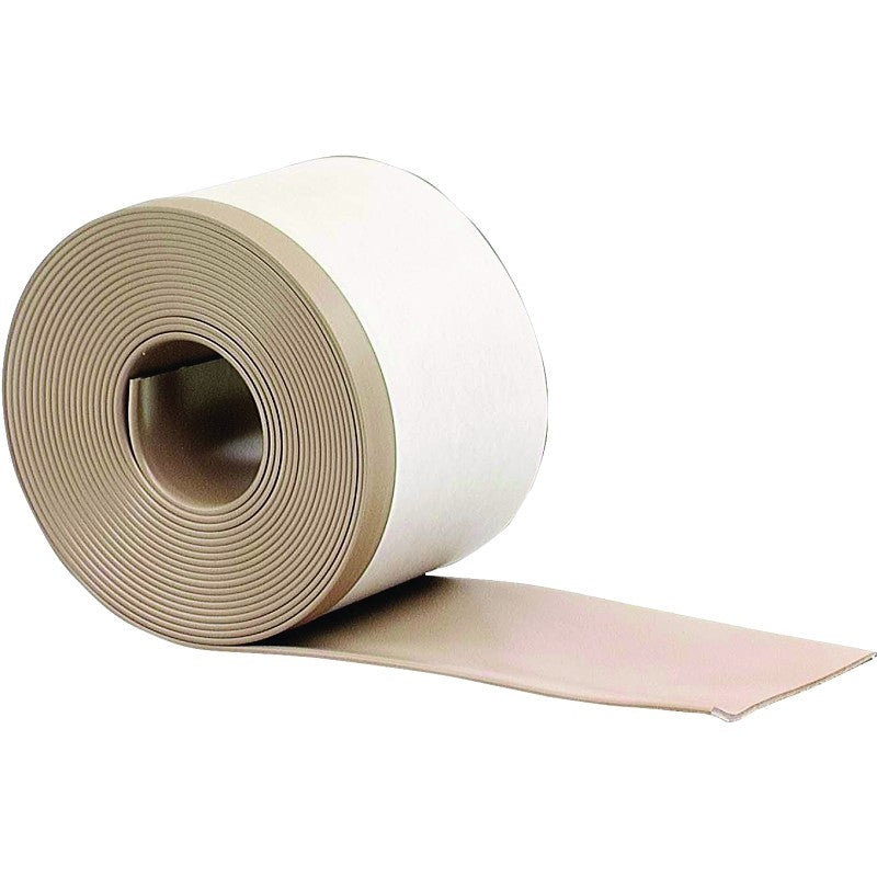 M-D 93187 Wall Base, 20 ft L, 4 in W, Vinyl, Beige