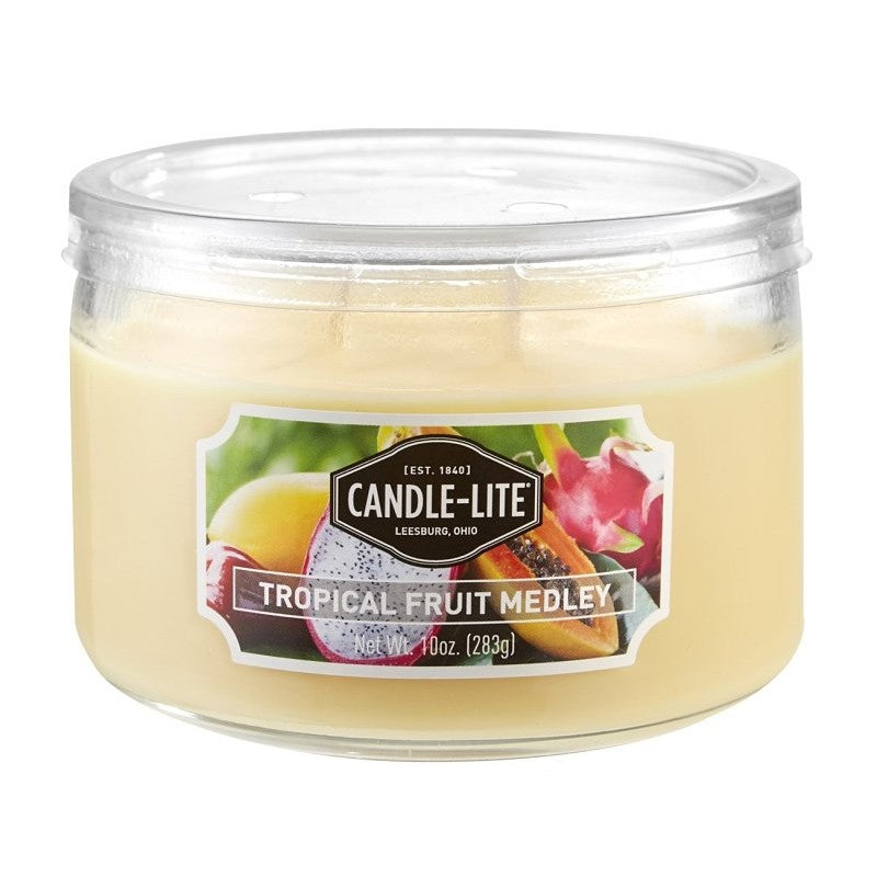 Candle-Lite 1879099 Candle, 10 oz, Tropical Fruit Medley (Pack of 4)