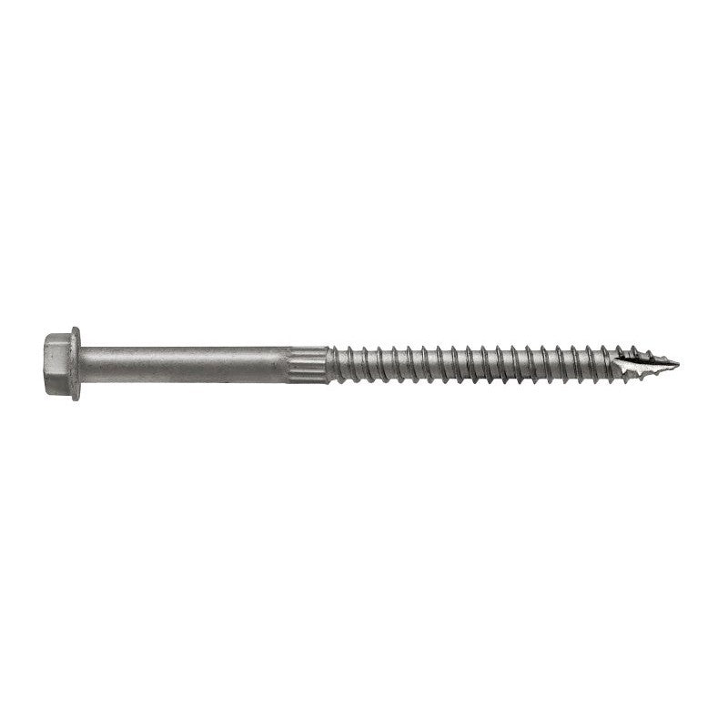 Simpson Strong-Tie Strong-Drive SDS SDS25312-R25L Connector Screw, 3-1/2 in L, Serrated Thread, Hex Head, Hex Drive