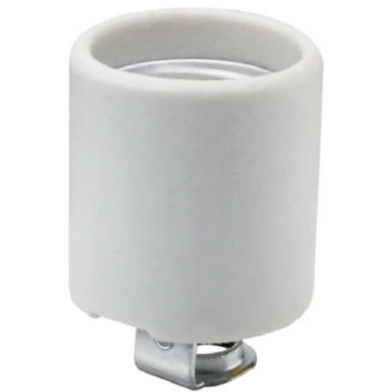 Pass & Seymour 31528CC10 Lamp Holder, 1-Circuit, Keyless, 1.38 in Dia x 2 in H Dimensions, 250 V, 660 W, White
