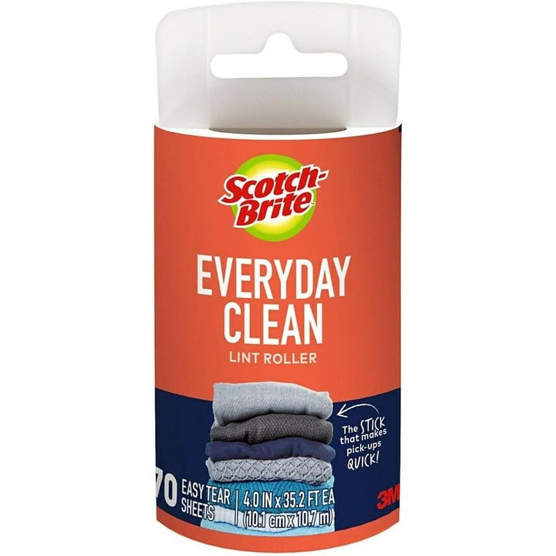 Scotch-Brite 836RFS-70 Lint Roller, Plastic