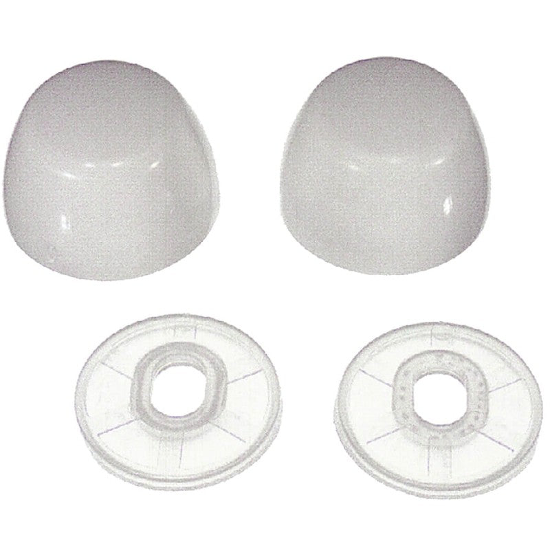 Danco 80821 Bolt Cap, Universal, Plastic, White