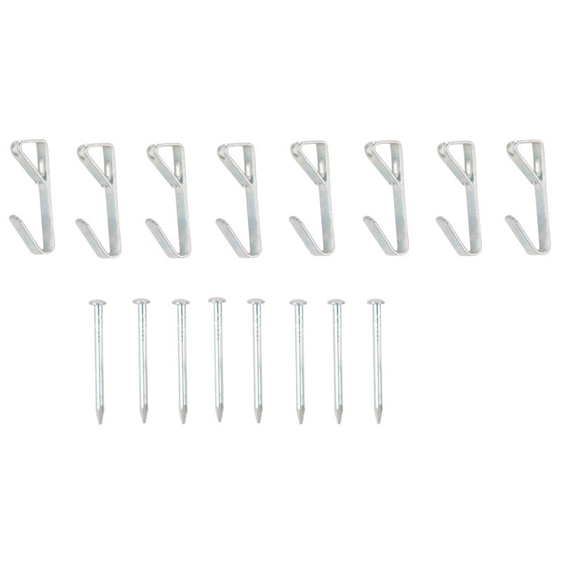 ProSource PH-121020-PS Picture Hanger, 20 lb, Steel, Zinc, Zinc, Nail-In Mounting