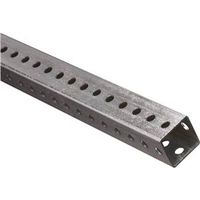 Square Perforated Tube 0.074 Inch Thick By 1-3/4 By 48 Inch Galvanized Steel