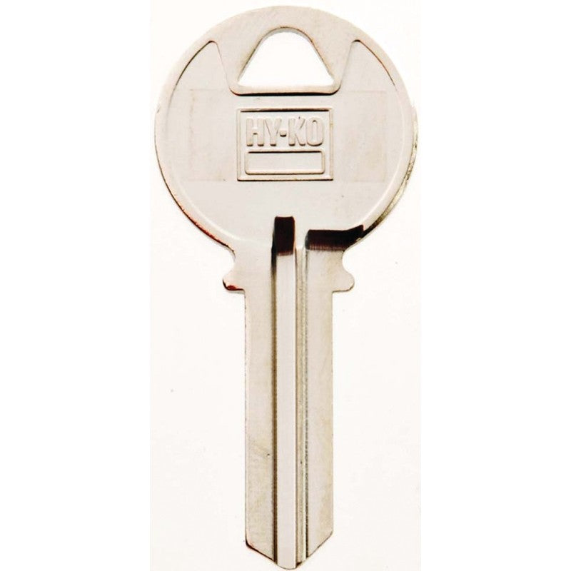 Hy-Ko 11010K2 Key Blank, Brass, Nickel, For: Keil Cabinet, House Locks and Padlocks (Pack of 10)