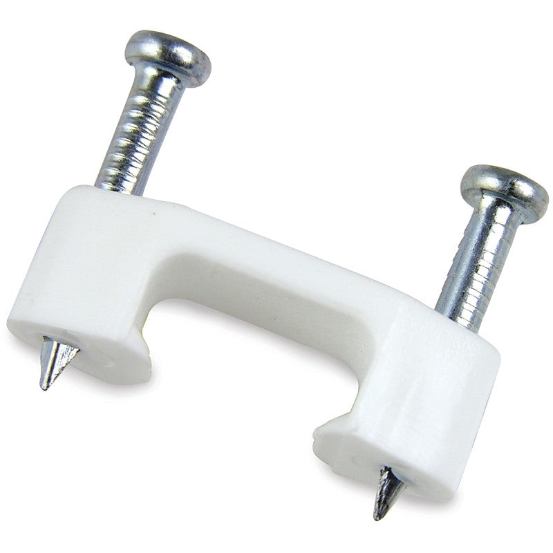 Gardner Bender PSM-1550T Staple, 1/2 in W Crown, Plastic/Polyethylene