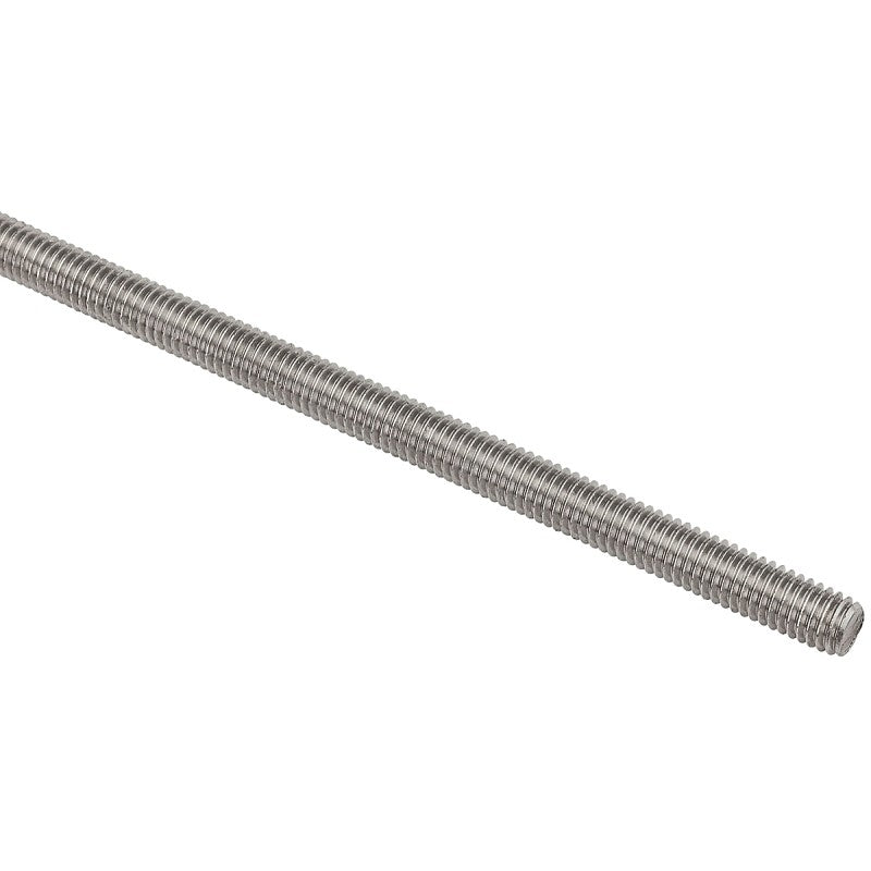 National Hardware 4002BC Series N218-230 Threaded Rod, 3/8-16 in Thread, 36 in L, Coarse Grade, Stainless Steel