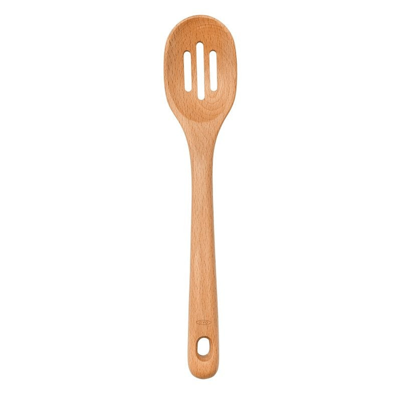 Good Grips 1058021 Large Spoon, 14 in OAL, Beech Wood (Pack of 6)