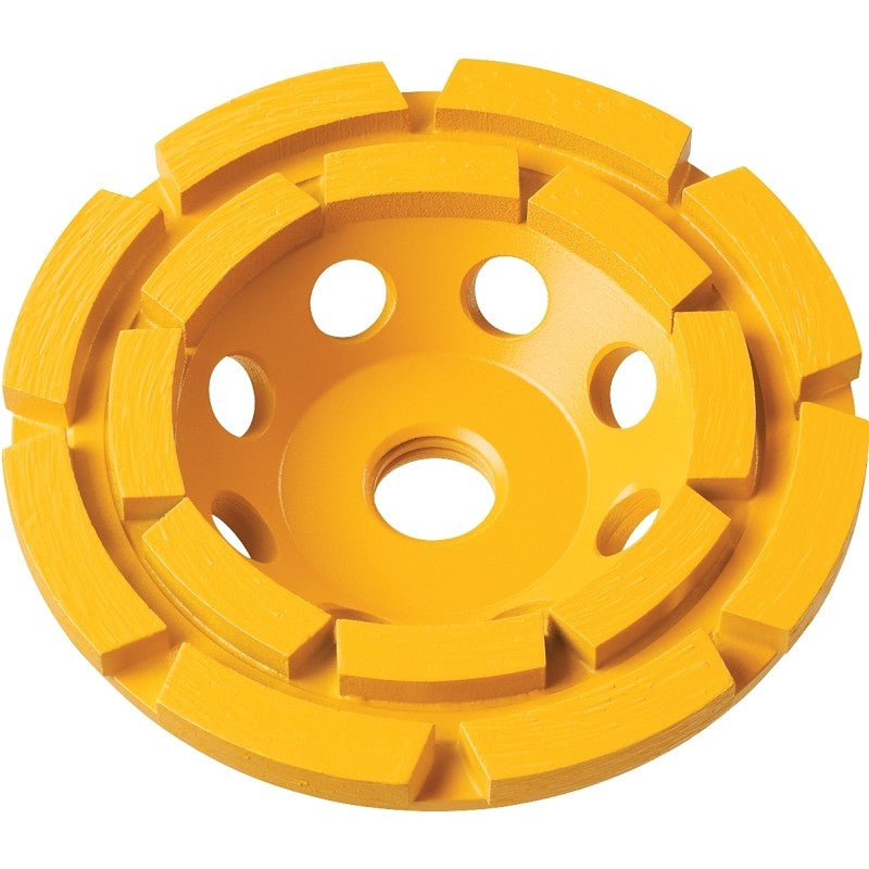 DEWALT DW4772 Grinding Wheel, Applicable Materials: Masonry, 4 in Dia, 5/8-11 in Arbor, Diamond Abrasive