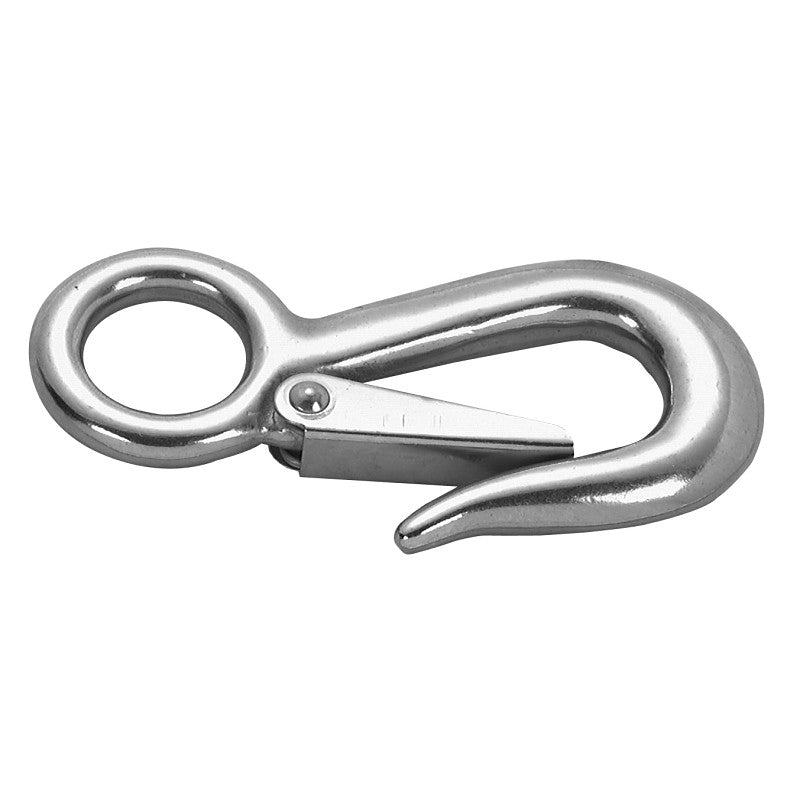 Campbell T7631614 Snap Hook, 1-1/8 in, 400 lb Working Load, Stainless Steel