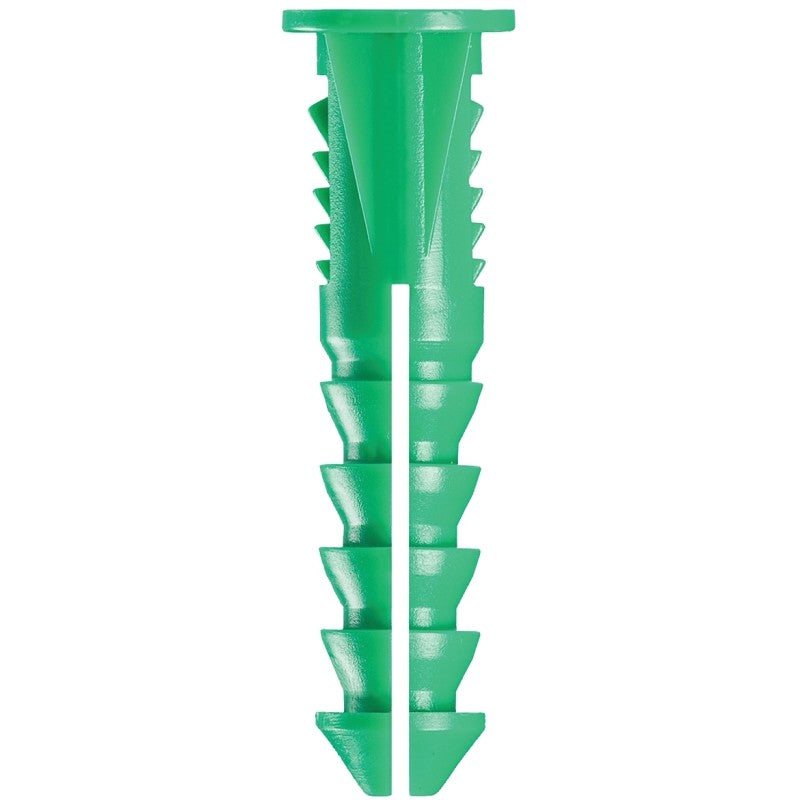 Cobra Anchors 197R Screw Anchor, #12-14 Thread, 1-1/2 in L, Polyethylene, 200 lb, 10/PK