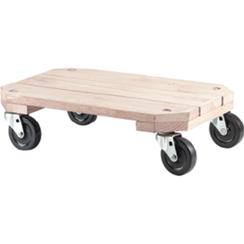 Shepherd Hardware 9854 Furniture Dolly, 360 lb, Solid Wood Platform