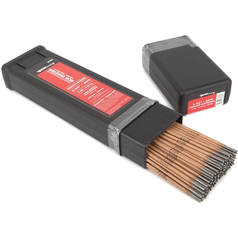 Forney 30305 Stick Electrode, 83000 psi Tensile Strength, Applicable Materials: Mild Steel, 3/32 in Dia