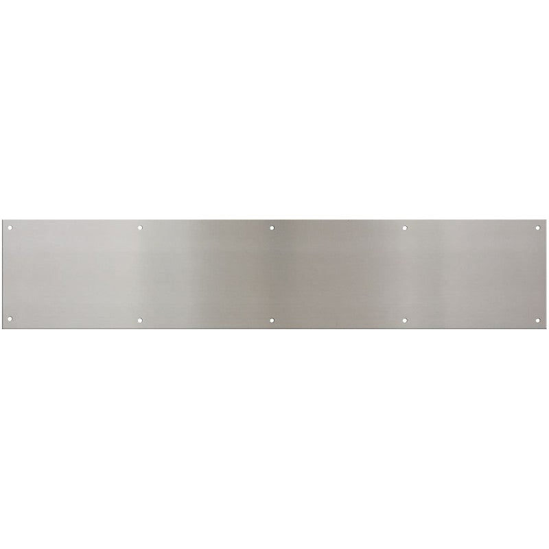 National Hardware N270-314 Kick Plate, 30 in L, 6 in W, Satin Nickel (Pack of 2)