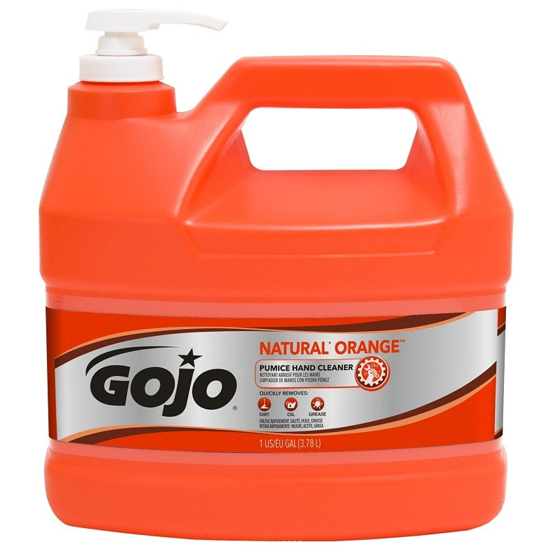 Gojo 0955-02 Hand Cleaner, Liquid, Citrus, 1 gal, Bottle (Pack of 2)