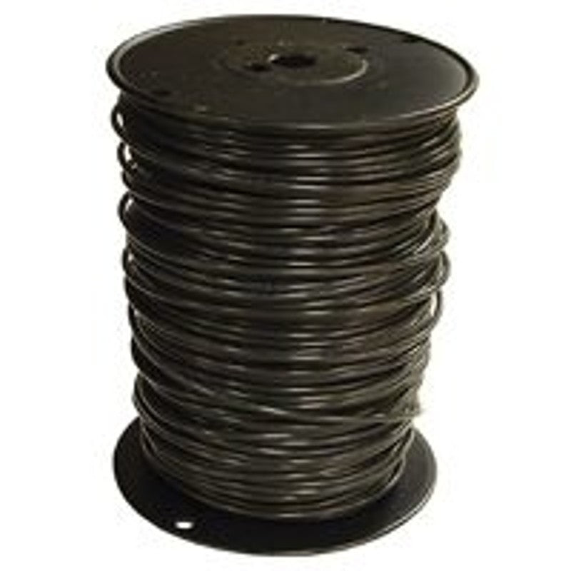 Southwire 10BK-SOLX500 Series Building Wire, Black Sheath, 10 AWG Wire, 1-Conductor, 500 ft L, Copper Conductor