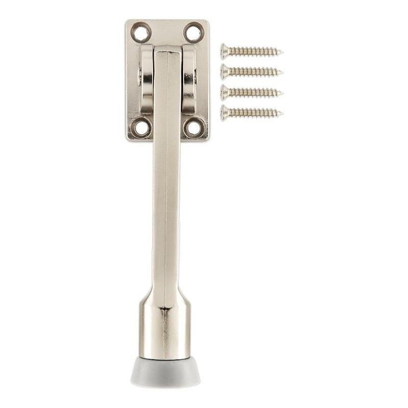 National Hardware 238 Series N830-570 Door Stop, 2.87 in Projection, Zinc, Satin Nickel