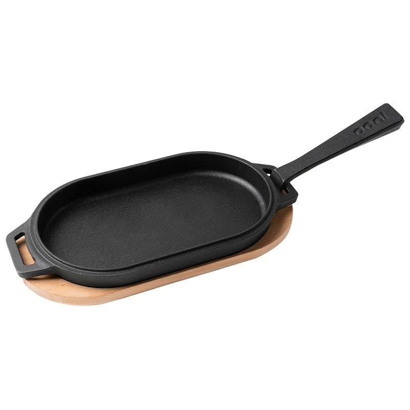 Ooni UU-P08C00 Sizzler Pan, Cast Iron, Black/Brown