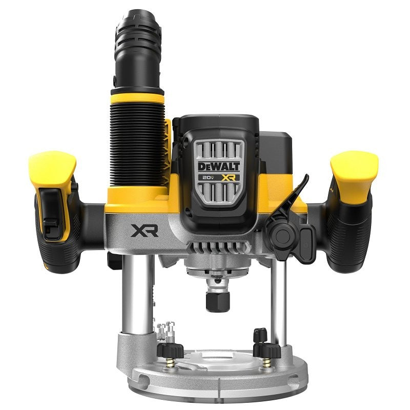 DEWALT MAX XR Series DCW620B Cordless Plunge Router, Tool Only, 20 V, 2-1/2 in Max Cutter Dia, 1/4, 1/2 in Collet