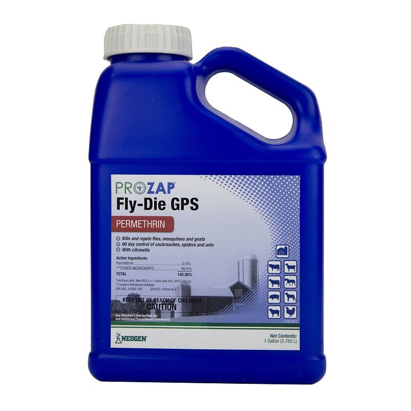 Prozap 1486520 Fly-Die GPS, Liquid, Clear, Odorless, Slight, 1 gal